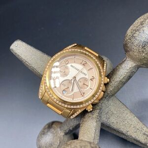 Michael Kors Rose Gold Petite Women’s Watch with Crystal Accents